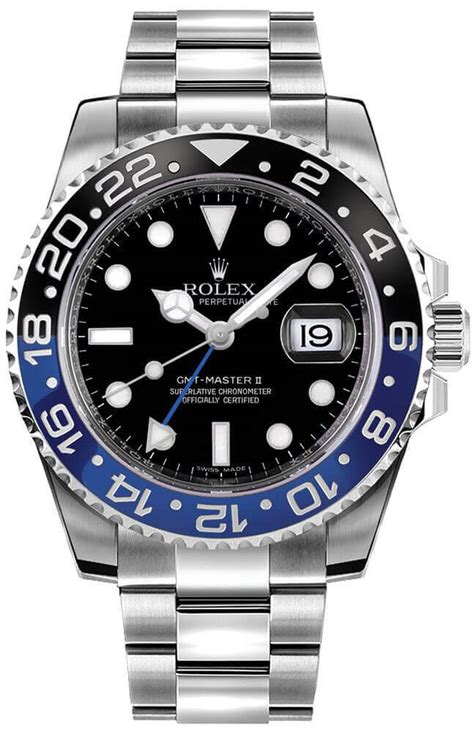 prix montre rolex batman|rolex 116710blnr price.